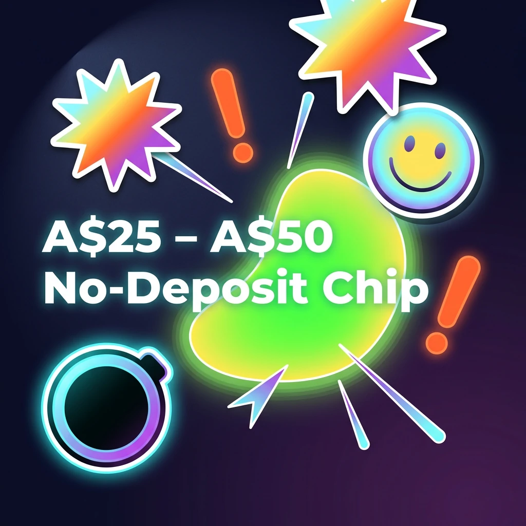 A$25 - A$50 No-Deposit Chip